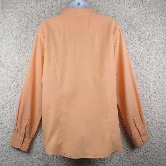 Banana Republic* Women's Long Sleeve Button Down Curved Hem Shirt~ Size XL - Picture 2 of 11